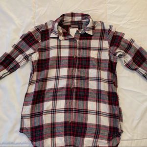 SO Cozy Flannel Shirt Size XS